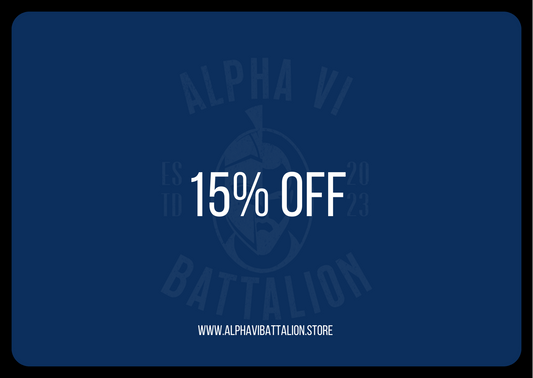 Blog Post: Alpha VI Battalion Launches Exciting 15% Off Sale