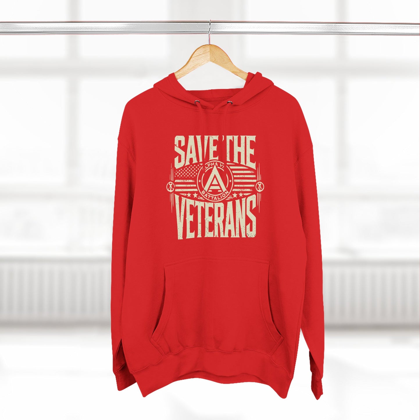 Save the Veterans Hoodie – Disintegration Edition (Male Variant)