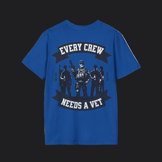 Every Crew Needs a Seasoned Vet Tee