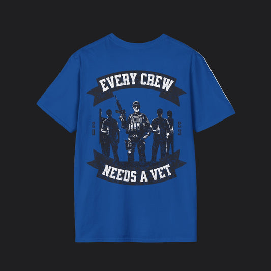 Every Crew Needs a Seasoned Vet Tee