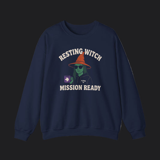 Resting Witch Mission Ready Sweater