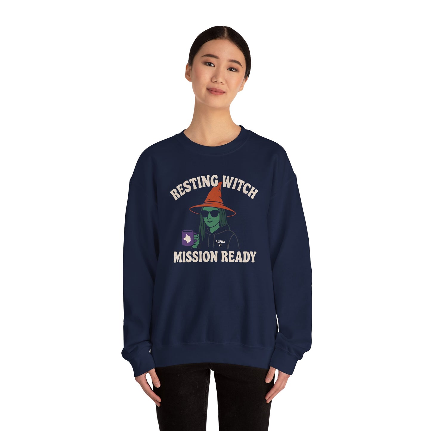 Resting Witch Mission Ready Sweater