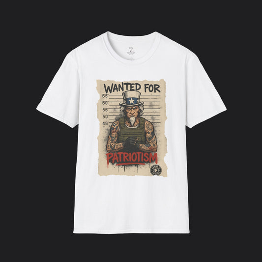 Wanted For Patriotism Tee