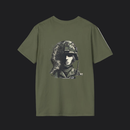Save the Veterans Disintegration Edition Female — Veteran Awareness T-Shirt