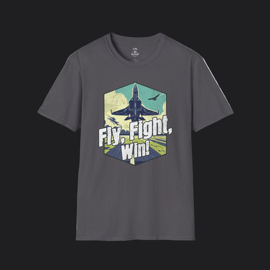 Fly, Fight, Win Air Force Motto Tee
