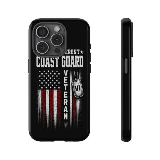 Built Different Coast Guard Veteran Tough Phone Case