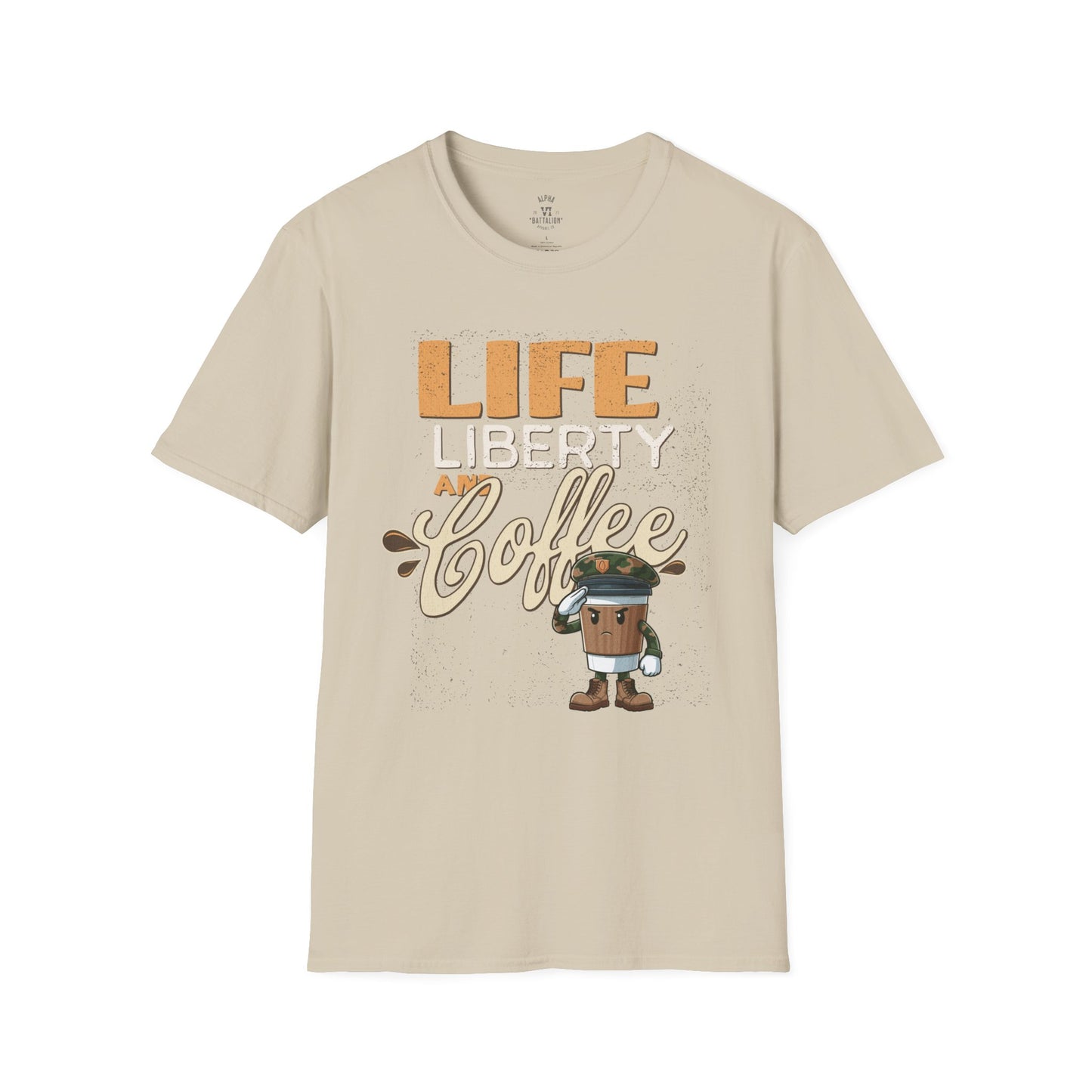 Life, Liberty, & Coffee (Male) Tee