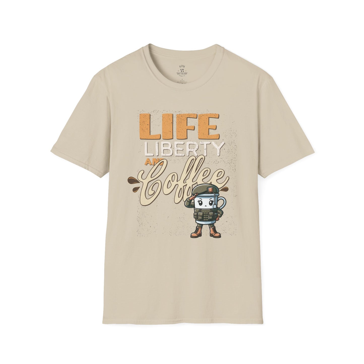 Life, Liberty, & Coffee (Female) Tee