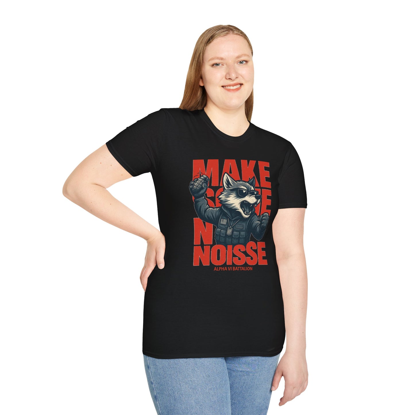 Make Some Noise – Alpha 6 Wolf Tee
