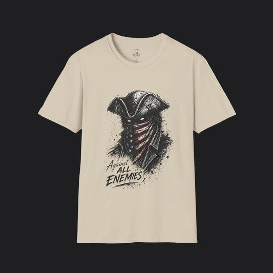 Against All Enemies Tee — Military Oath Veteran Patriotic T-Shirt