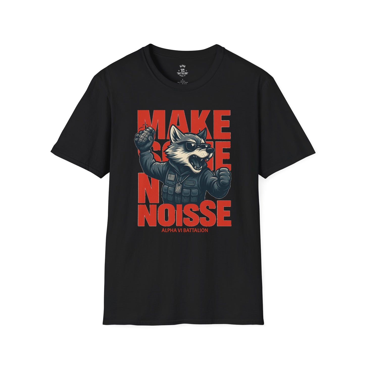 Make Some Noise – Alpha 6 Wolf Tee