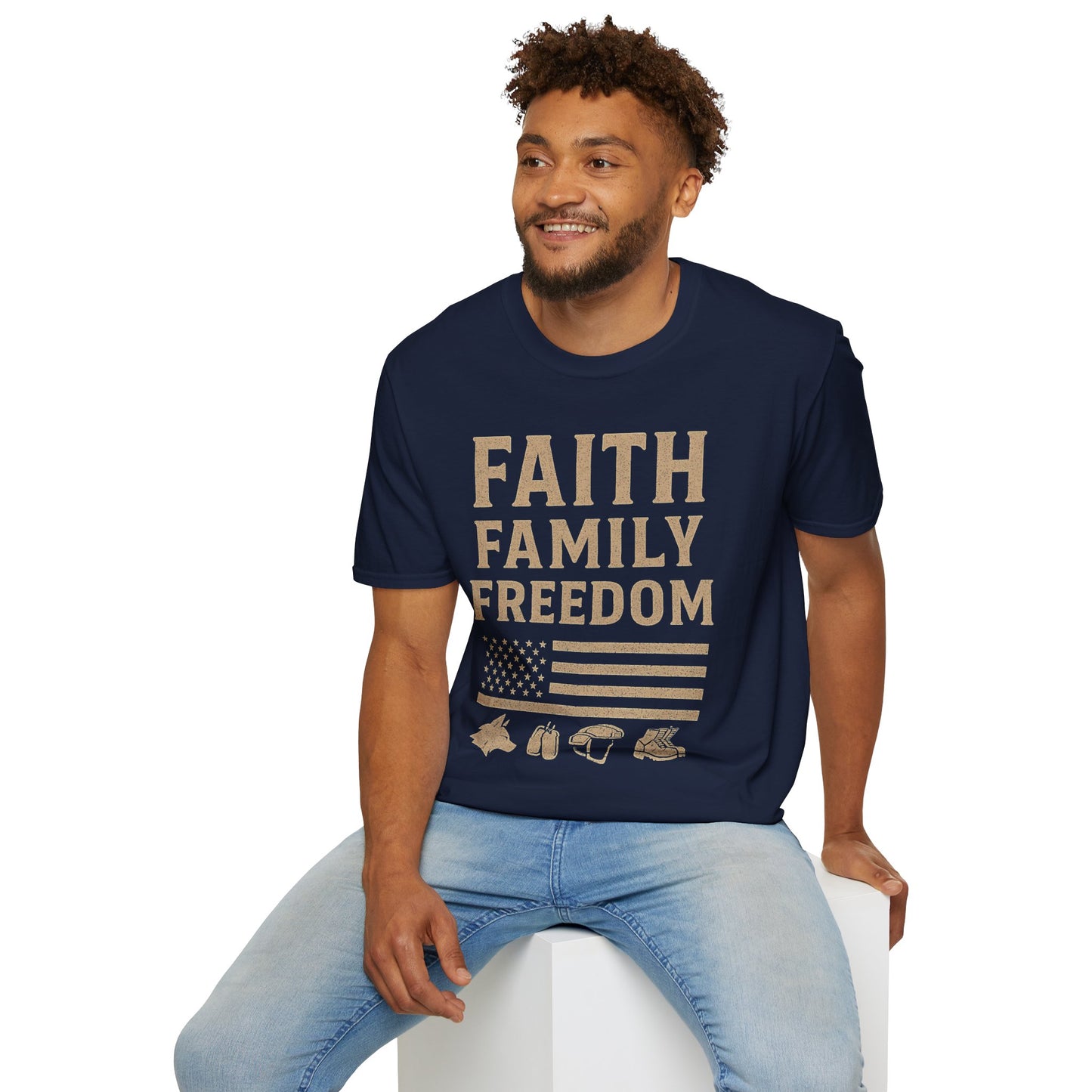 Faith Family Freedom Tee