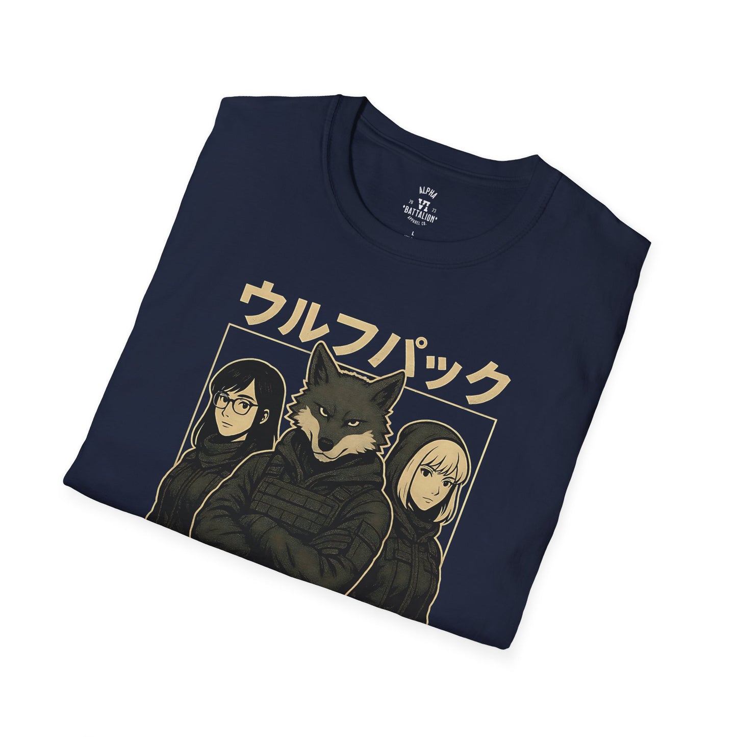 Alpha VI Battalion Wolf Pack Anime Tee