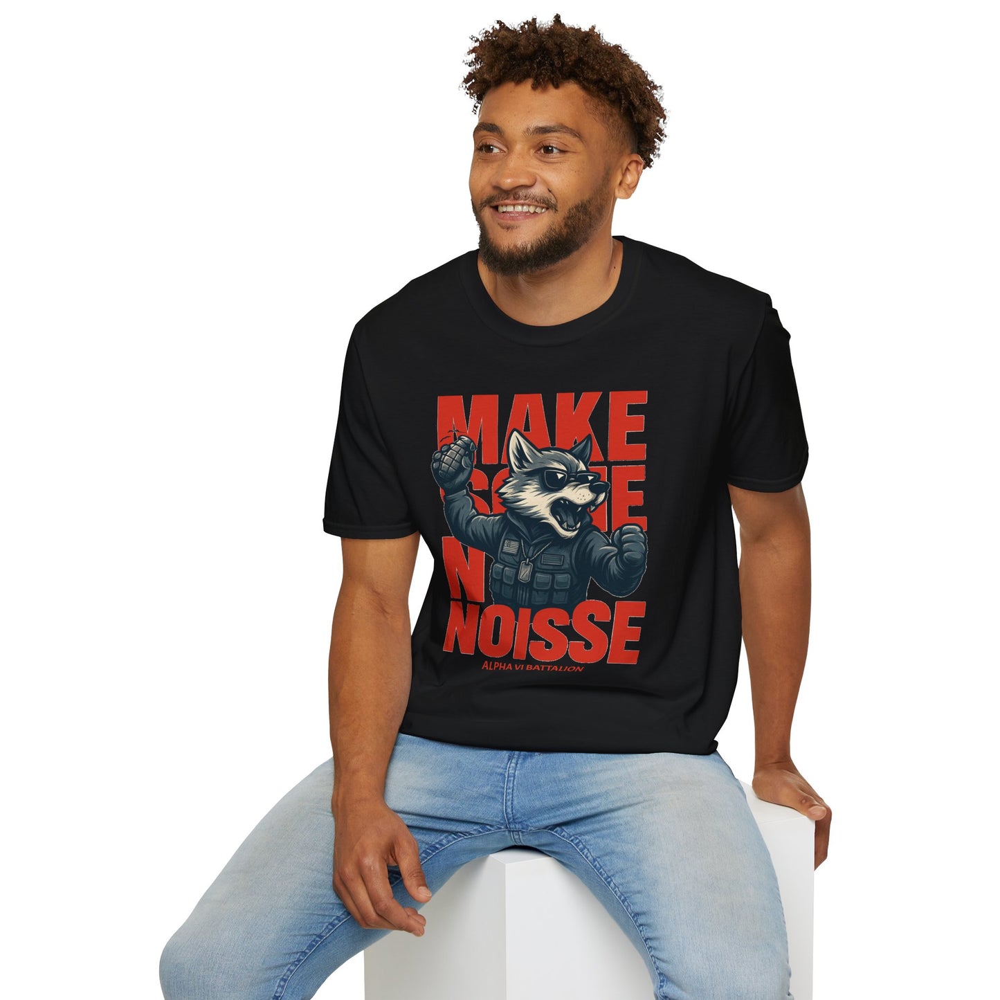 Make Some Noise – Alpha 6 Wolf Tee