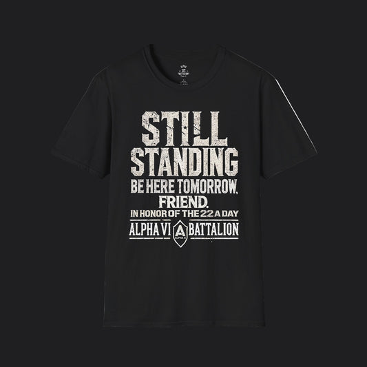 Still Standing Tee — Veteran Suicide Prevention Resilience T-Shirt