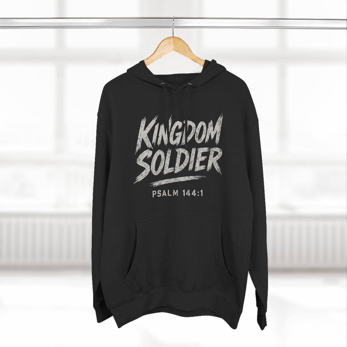 Kingdom Soldier — Psalm 144:1 Hoodie