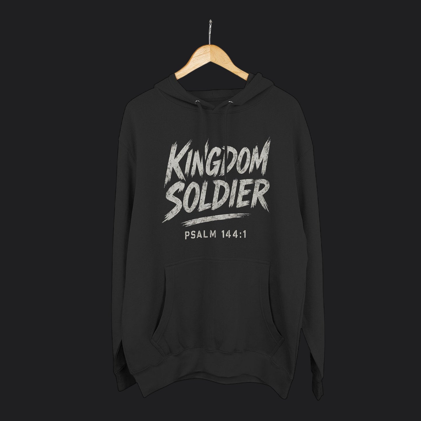 Kingdom Soldier — Psalm 144:1 Hoodie