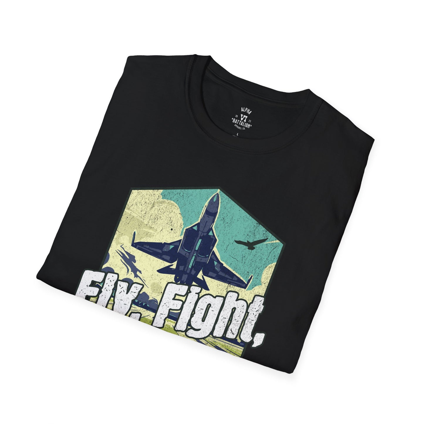 Fly, Fight, Win Air Force Motto Tee