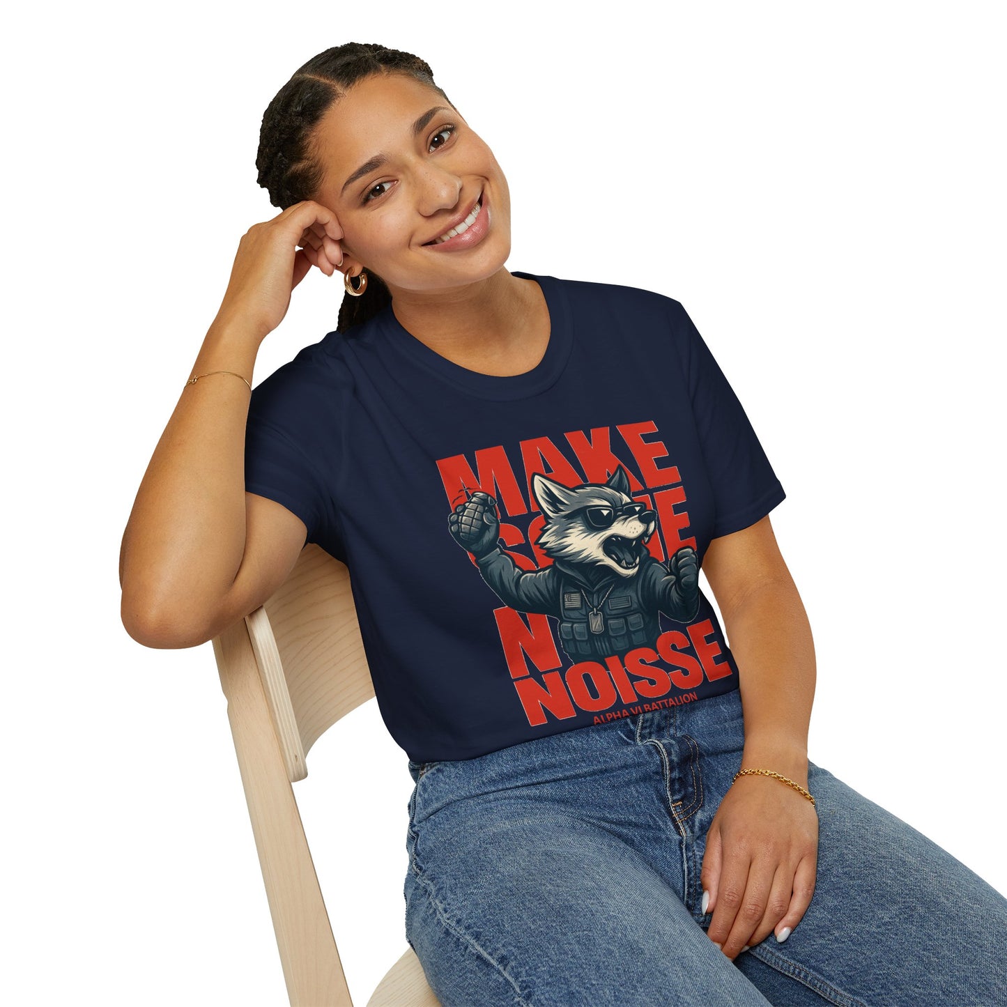Make Some Noise – Alpha 6 Wolf Tee