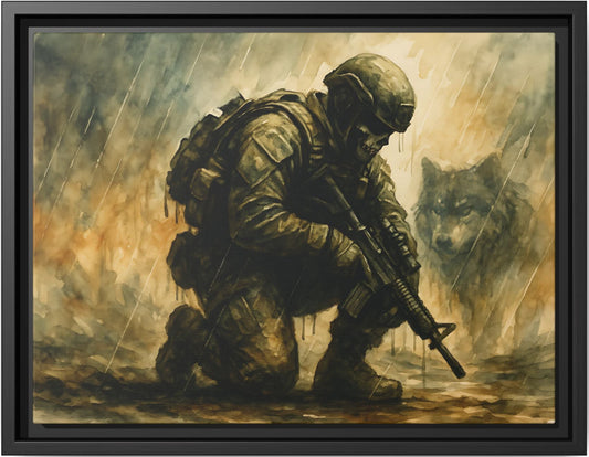 Loyalty in the Shadows Canvas Art – Alpha VI Signature Series