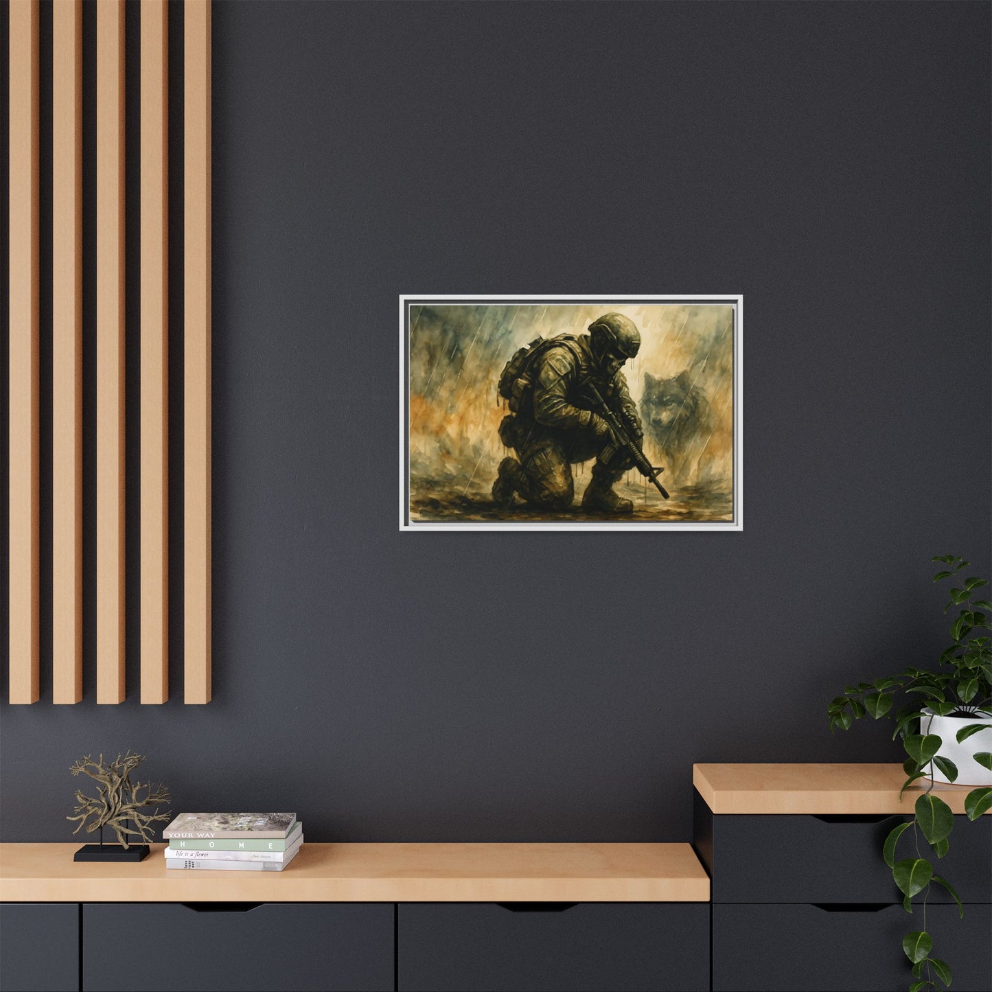 Loyalty in the Shadows Canvas Art – Alpha VI Signature Series