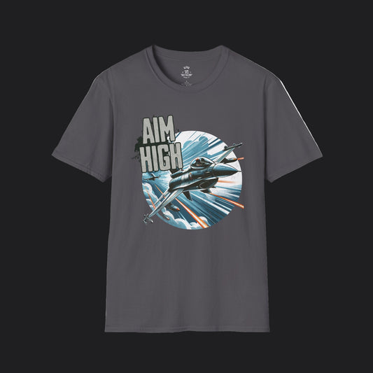 Aim High Fighter Jet Tee