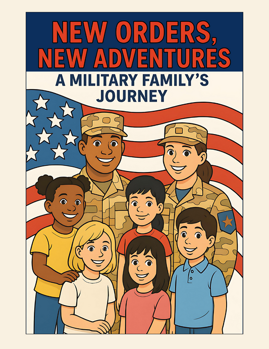 Alpha VI Coloring Book: New Orders, New Adventures – A Military Family's Journey