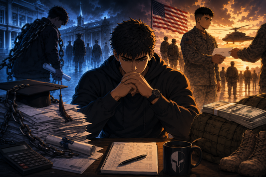 The College Trap Part 7 — Military or College: The Debt You Sign For vs the Paycheck You Earn