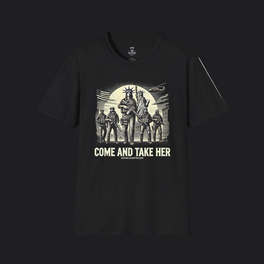 Come and Take Her Lady Liberty Tee