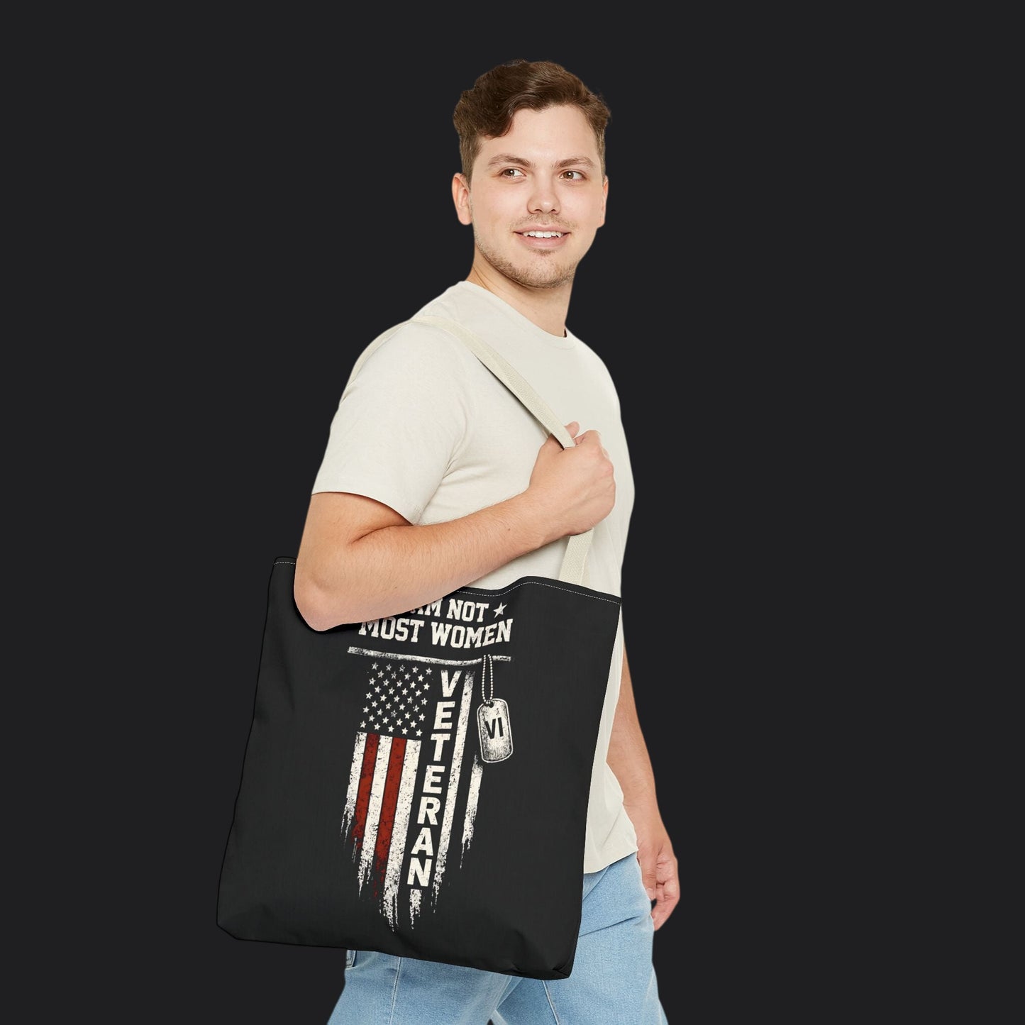 I Am Not Most Women Veteran Tote Bag
