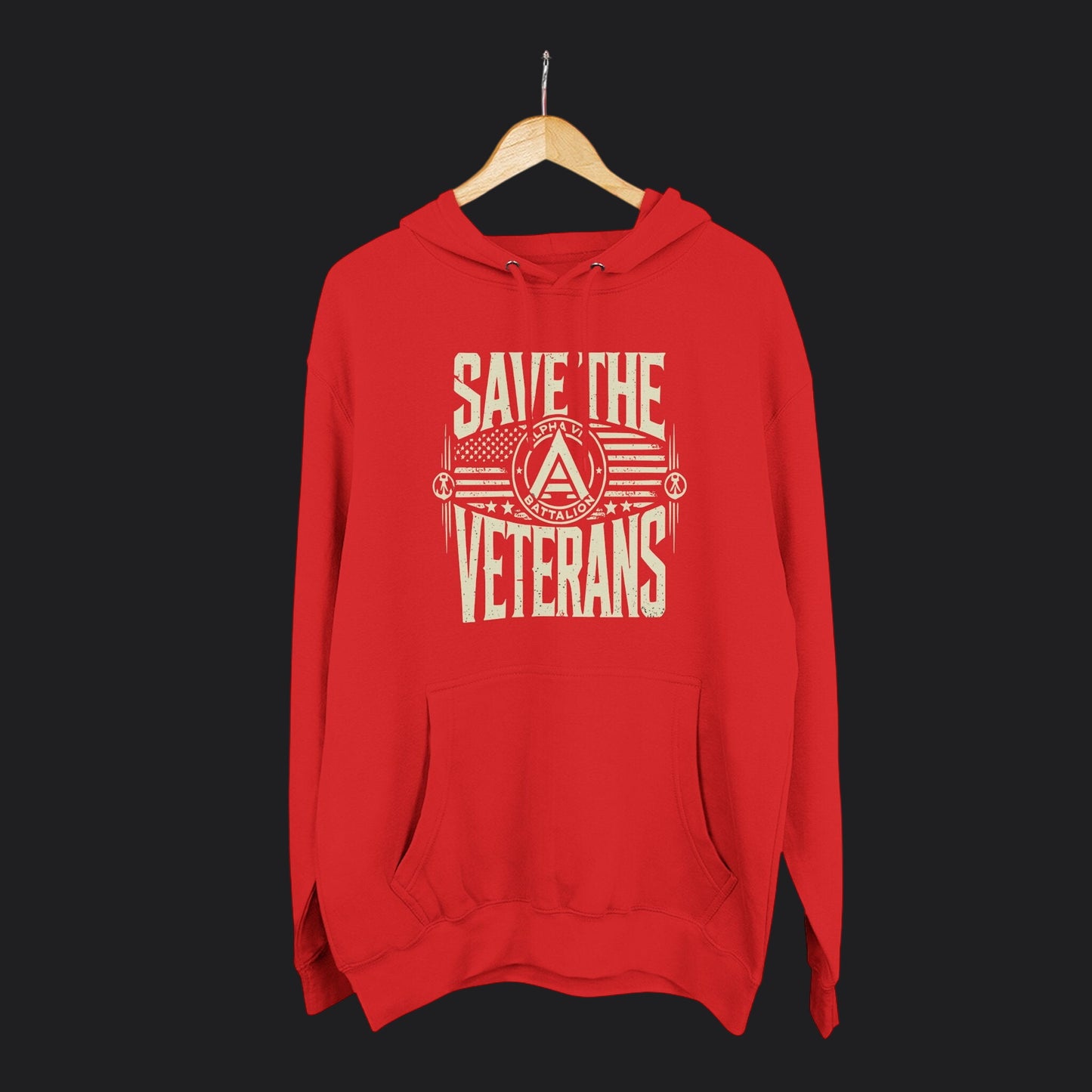 Save the Veterans Hoodie – Disintegration Edition (Male Variant)