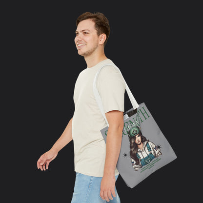 Strength and Elegance Tote Bag — Military Women Veteran Gift Canvas Bag