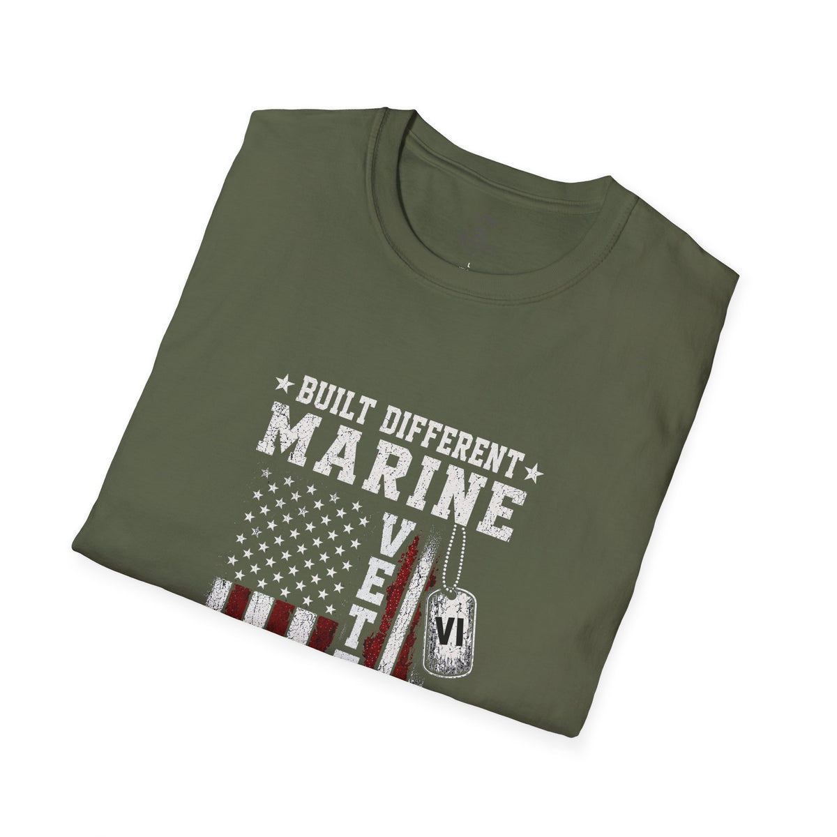 Built Different Marine Corps Veteran Tee