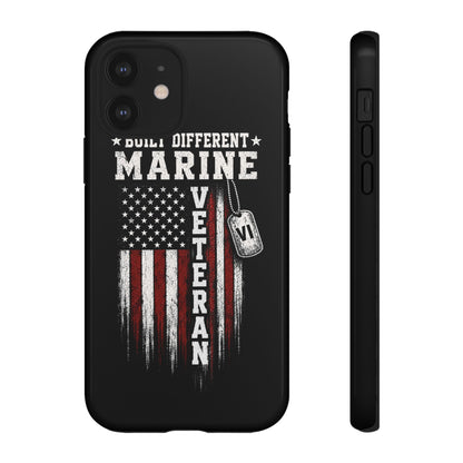 Built Different Marine Veteran Tough Phone Case