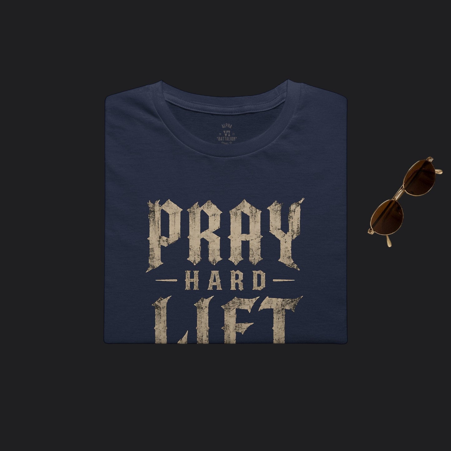 Pray Hard Lift Heavy Stay Dangerous Tee