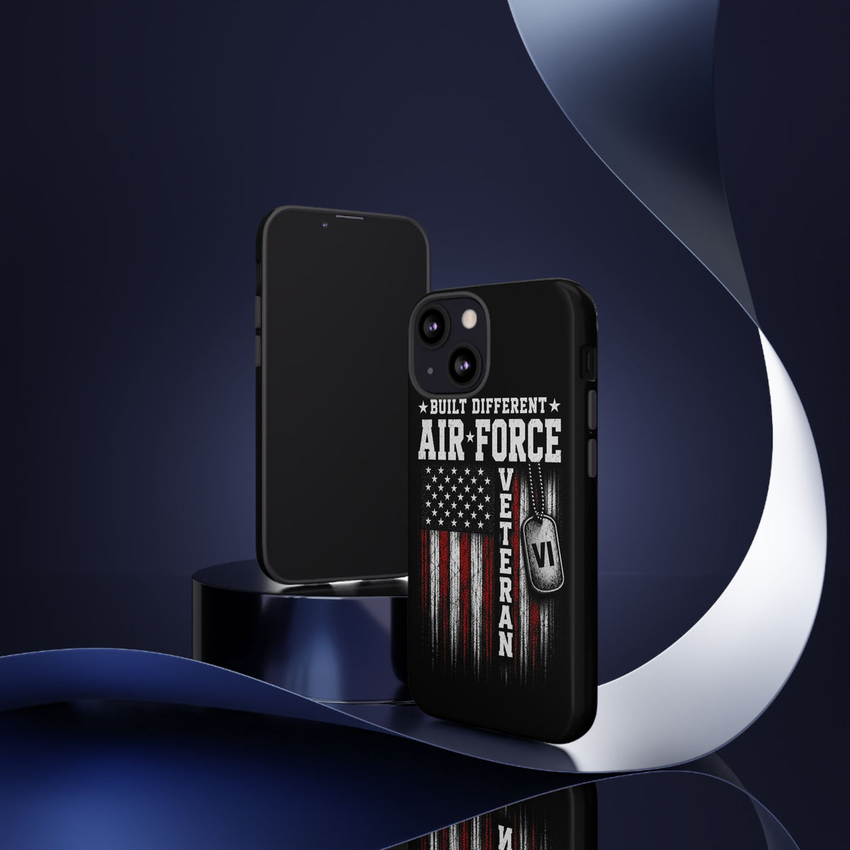 Built Different Air Force Veteran Tough Phone Case