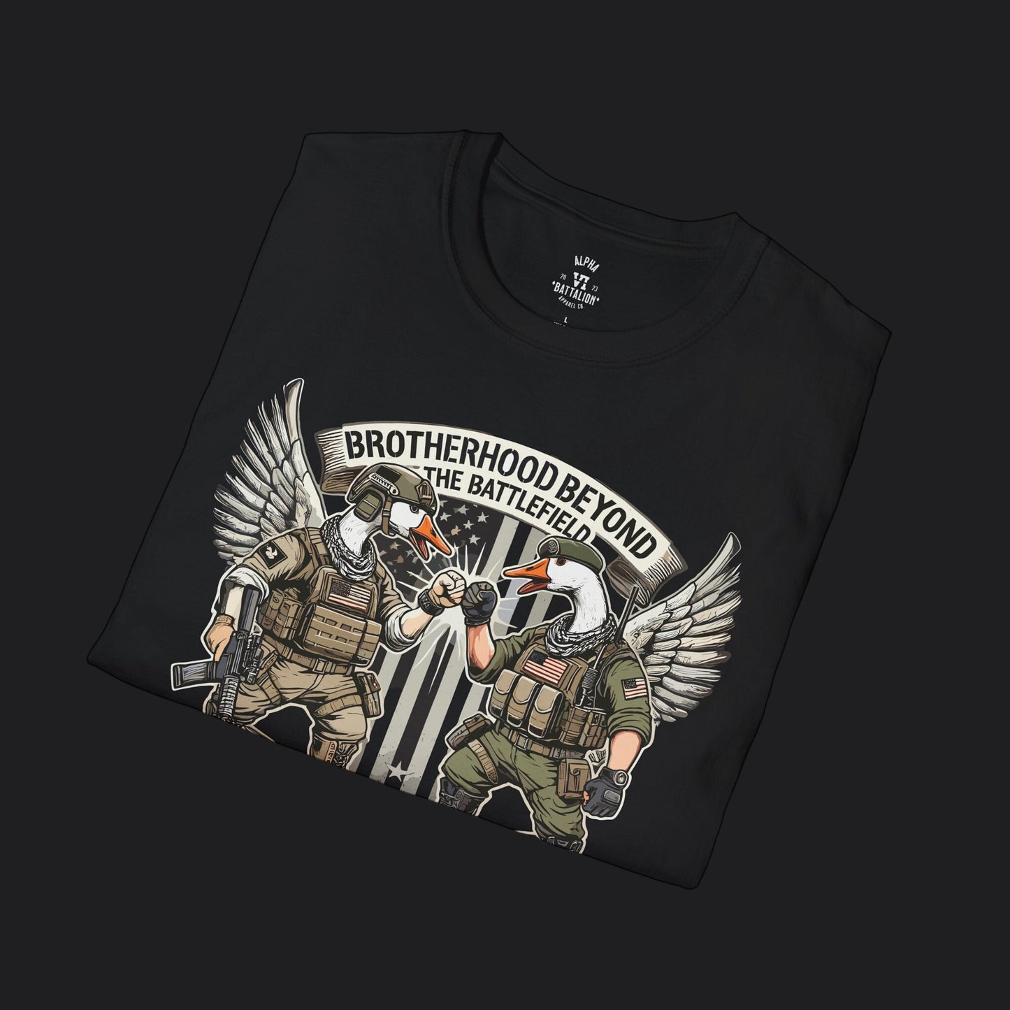 Brotherhood Beyond Goosebumps Tee — Military Brotherhood Veteran T-Shirt