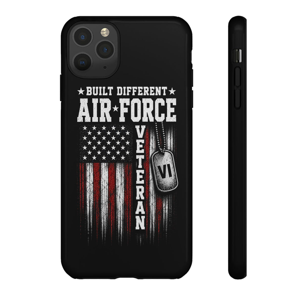 Built Different Air Force Veteran Tough Phone Case
