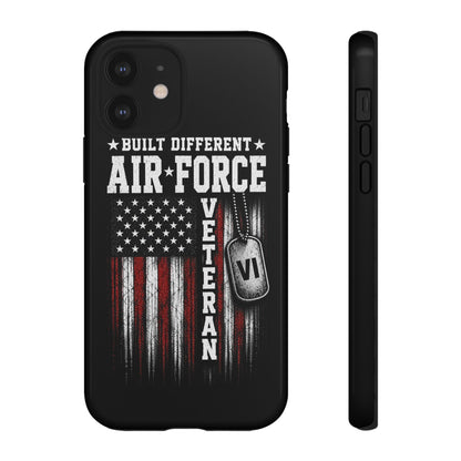Built Different Air Force Veteran Tough Phone Case