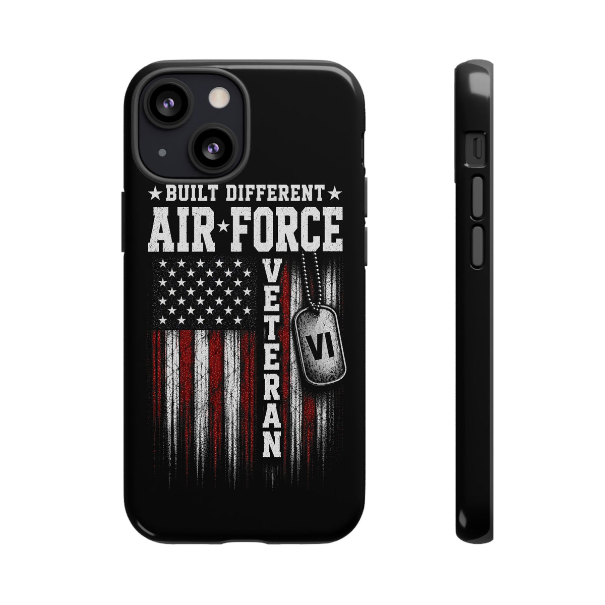 Built Different Air Force Veteran Tough Phone Case