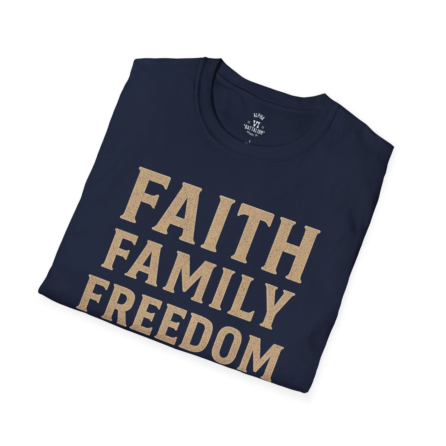 Faith Family Freedom Tee