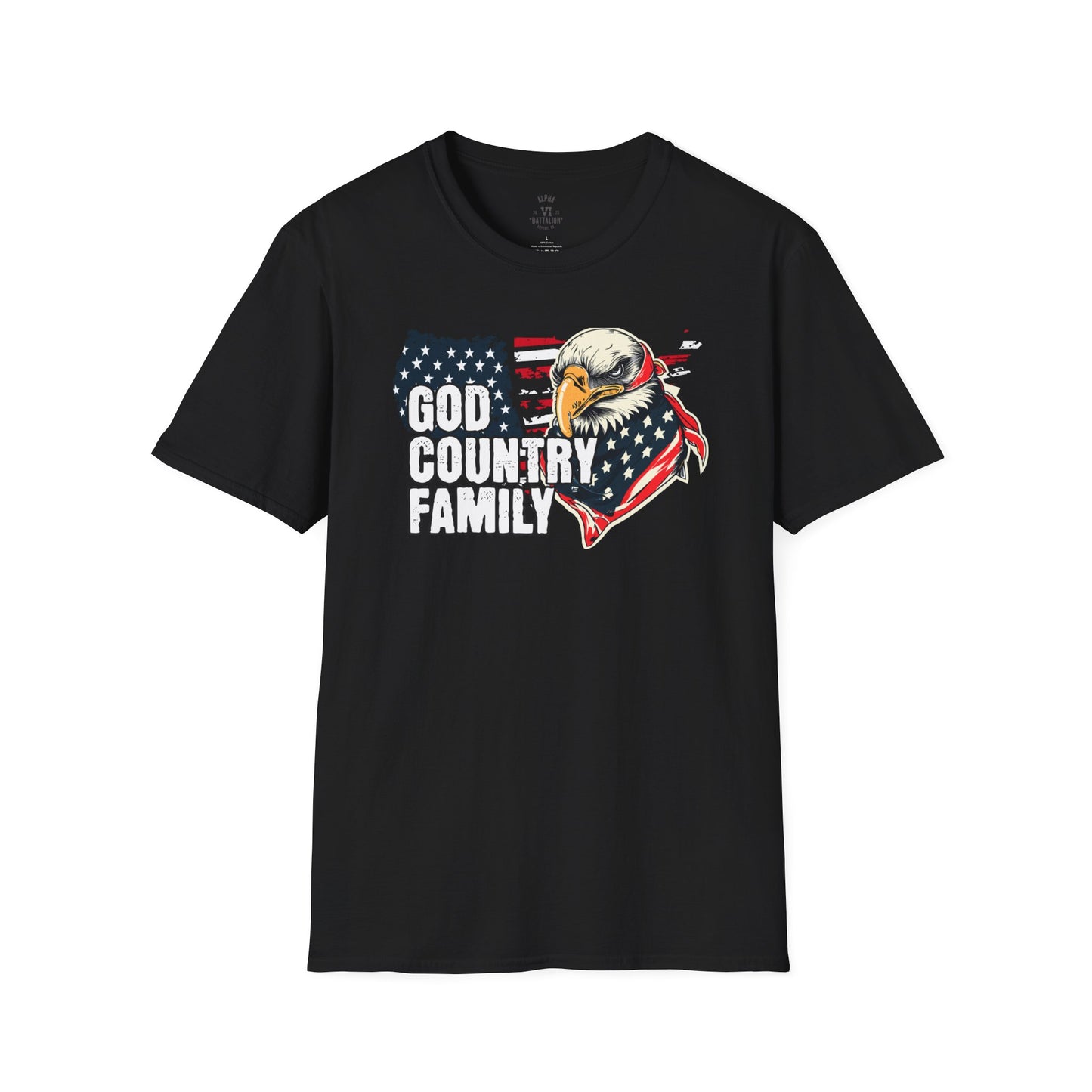 God Bless America Eagle Patriotic Tee