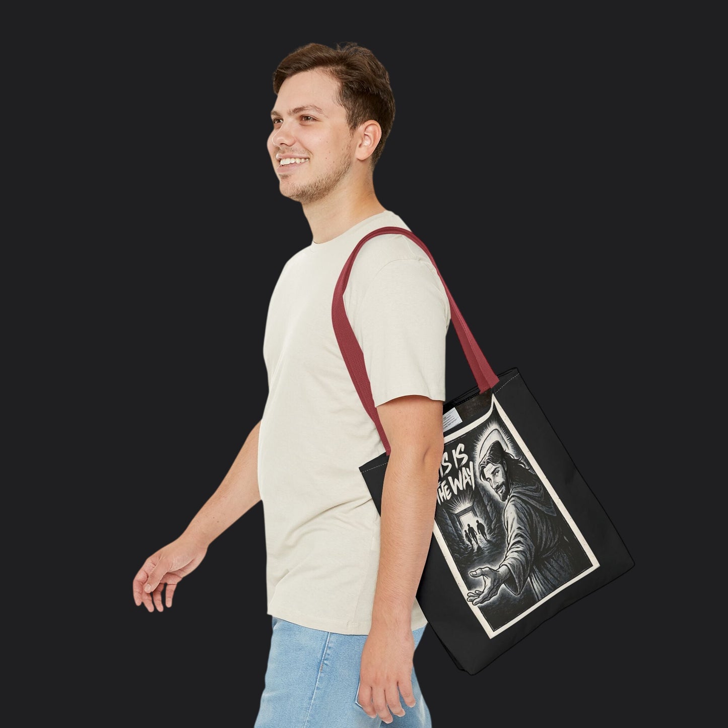 This is the Way Tote Bag — Military Lifestyle Veteran Canvas Bag