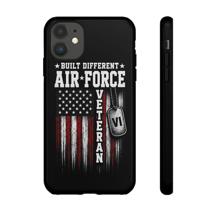 Built Different Air Force Veteran Tough Phone Case