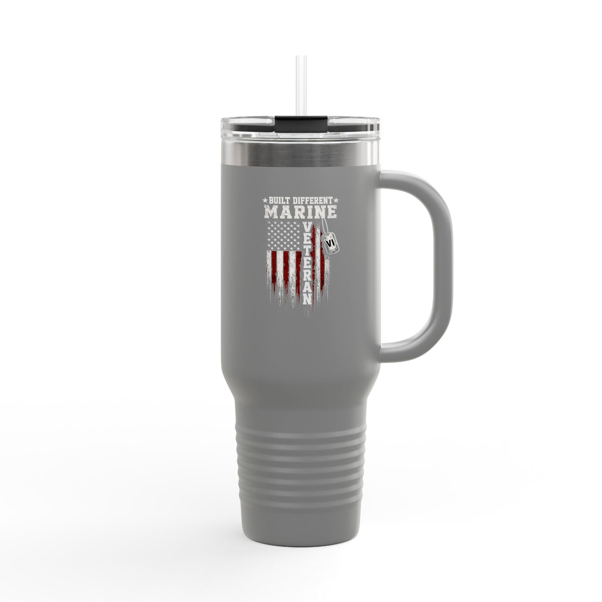Built Different Marine Corps Veteran 40oz Tumbler