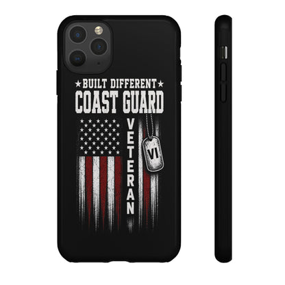 Built Different Coast Guard Veteran Tough Phone Case