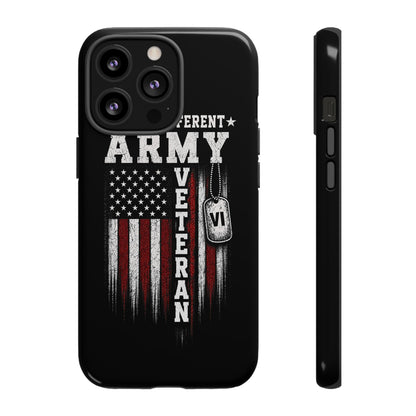 Built Different Army Veteran Tough Phone Case