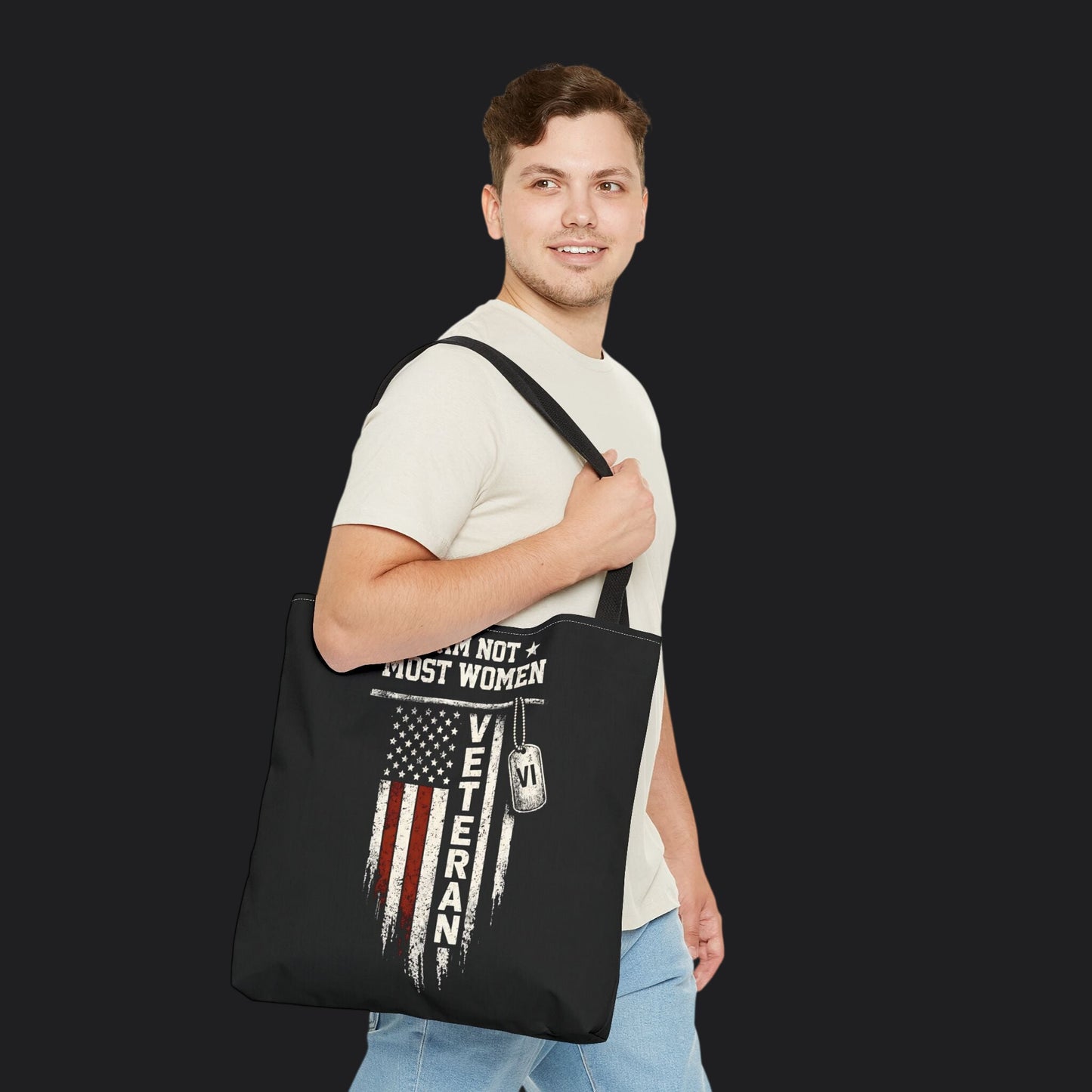 I Am Not Most Women Veteran Tote Bag