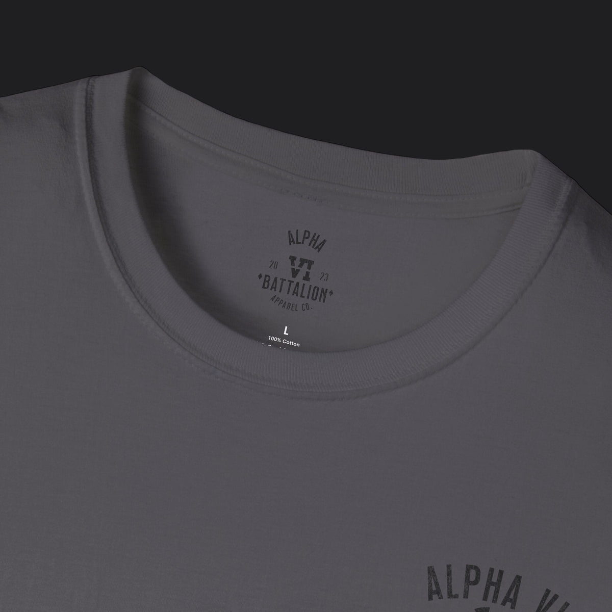 VET DAD Always Night Op Ready Tee — Black Text