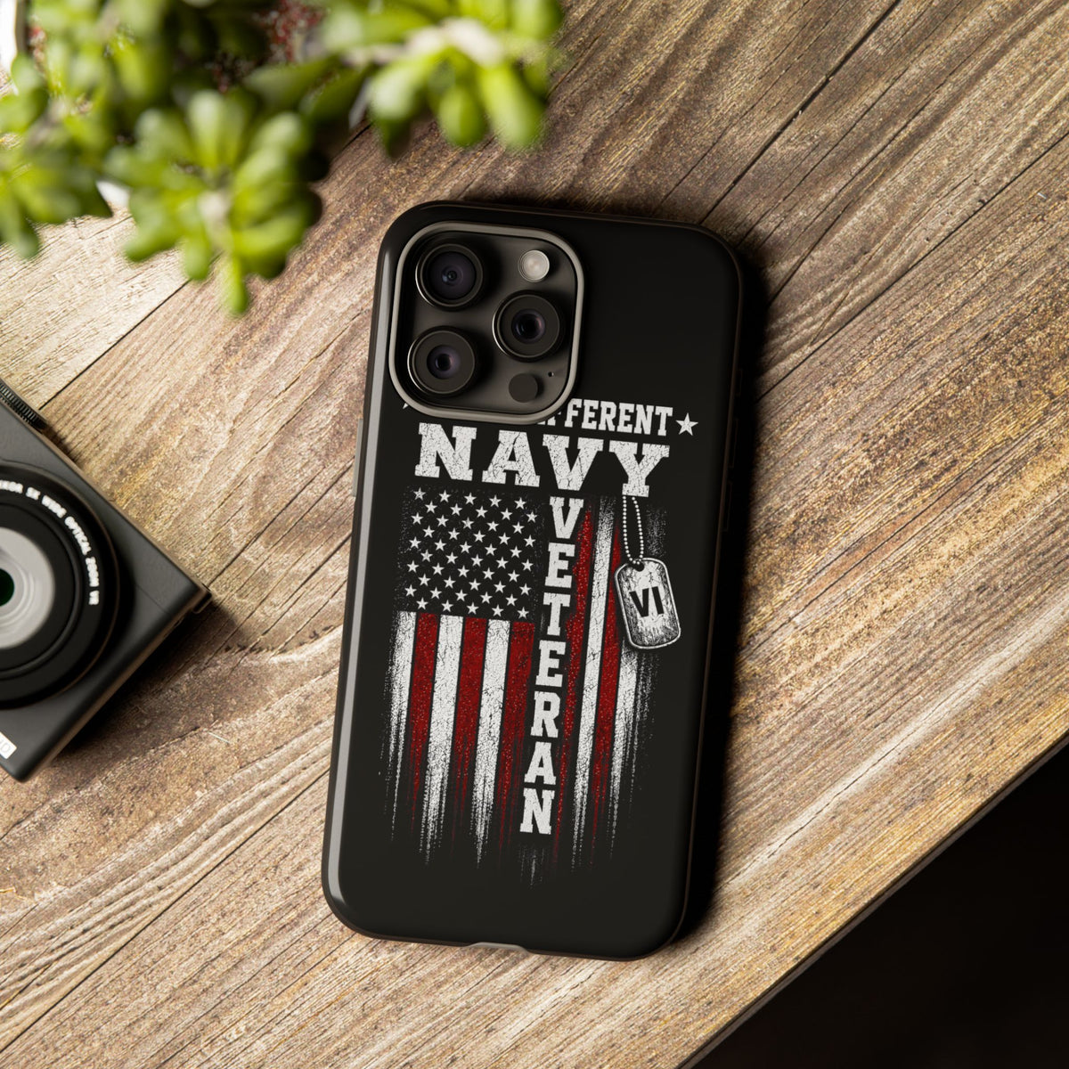 Built Different Navy Veteran Tough Phone Case